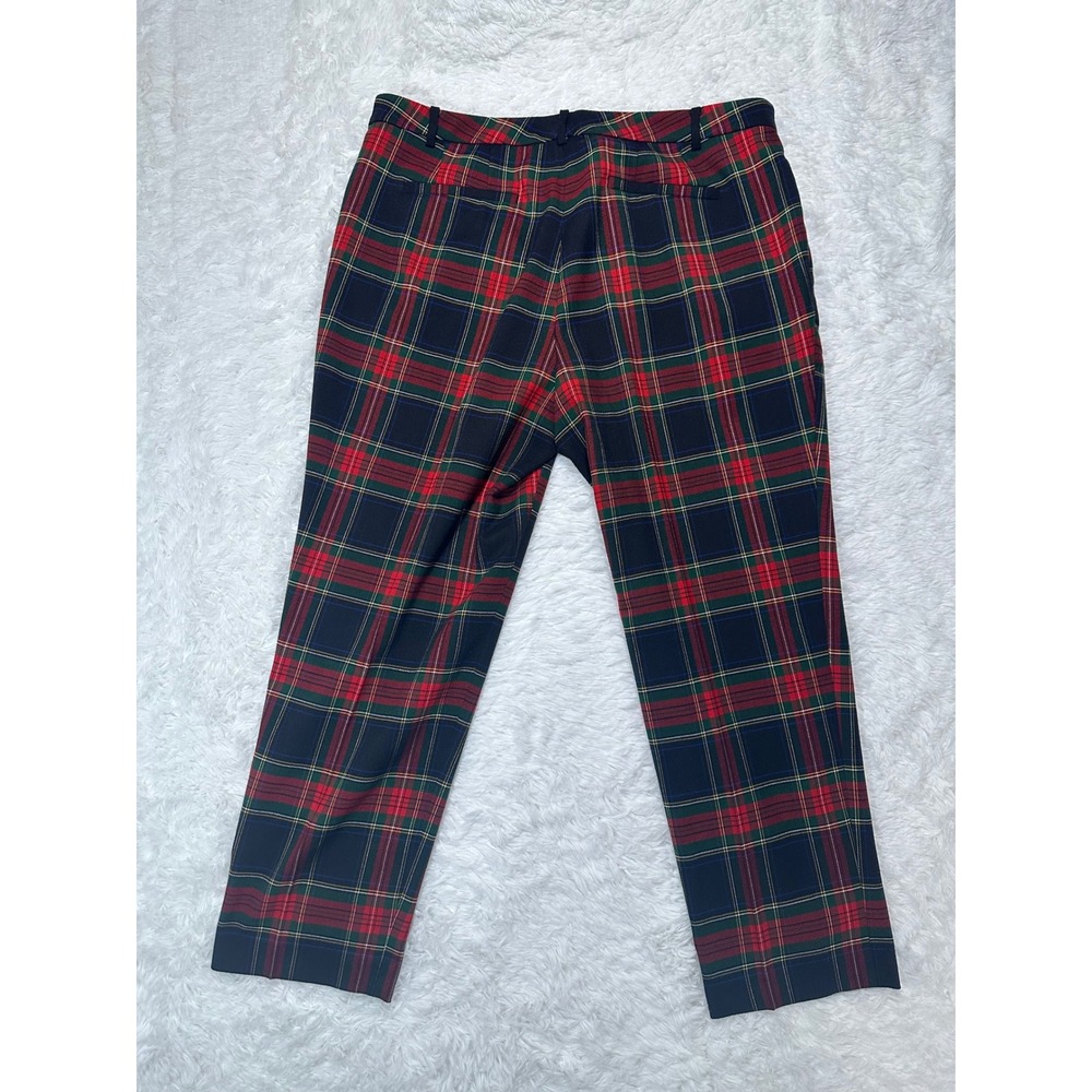 Lauren Ralph Lauren Plaid Tartan Crest Twill Suit Set Women's 14/16W - Picture 8 of 11